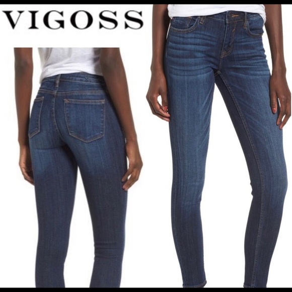 Jean Femme VIGOSS Skinny Capri Gris - Taille 29, Bas Taille, Occasion